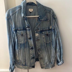 Cute oversized jean jacket